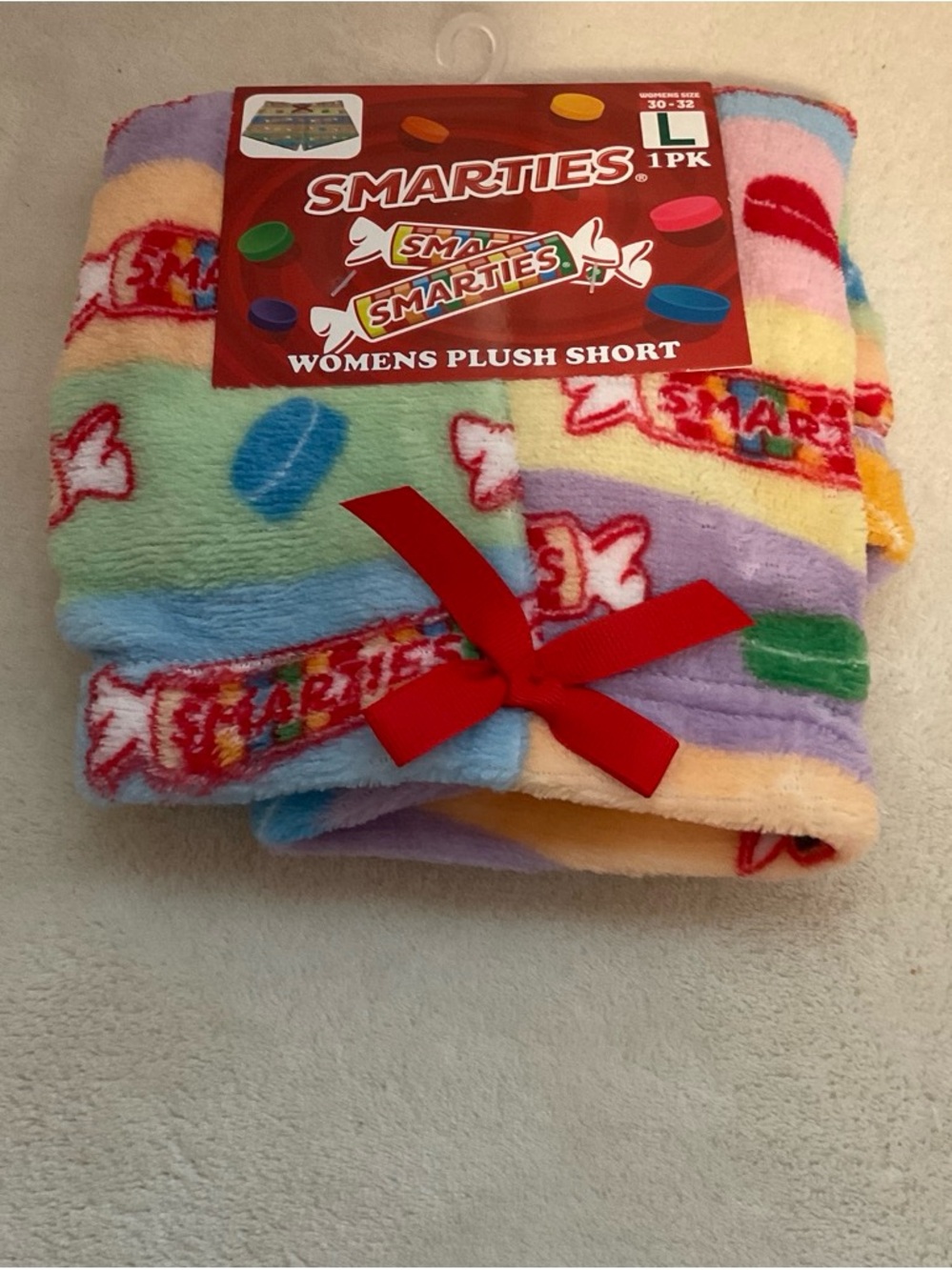 Smarties Women's Plush Athletic Shorts - Multicolor